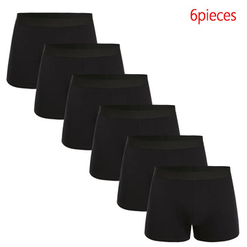 Riolio 6pcs Pack Men Panties Cotton Underwear Male Brand Boxer And Underpants For Homme Luxury Set Shorts Box Slip Kit